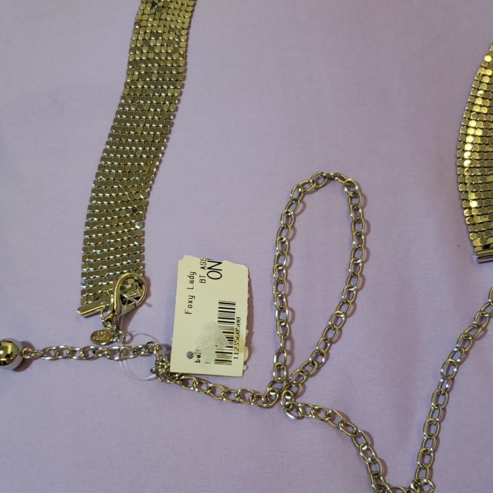 New! Silver Sequin Belt - Picture 2 of 4